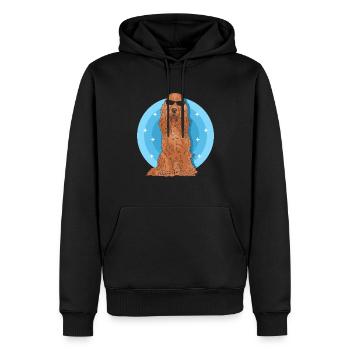 Cocker Spaniel Chiens Cocker Spaniel Cadeau - Sweat à capuche Premium bio Homme - noir - Devant - Nico (187cm)