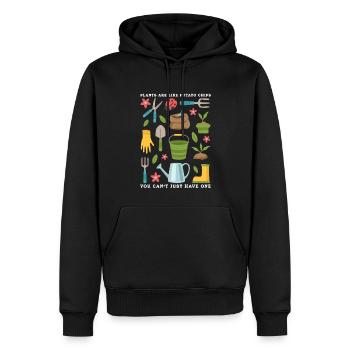 Jardinage Jardinier Hobby Jardinier Cadeau - Sweat à capuche Premium bio Homme - noir - Devant - Nico (187cm)