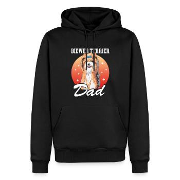 Biewer Terrier Dad Hundebesitzer Geschenk - Männer Premium Bio Hoodie - Schwarz - Vorne - Nico (187cm)