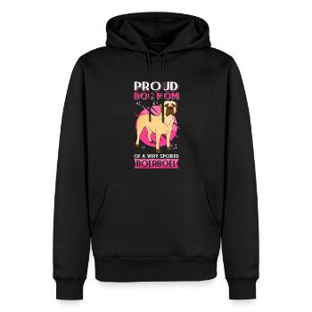 Boerboel maman chiens chien propriétaire cadeau - Sweat à capuche Premium bio Homme - noir - Devant - Nico (187cm)