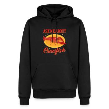 Flusskrebs Edelkrebs Meeresfrüchte Geschenk - Männer Premium Bio Hoodie - Schwarz - Vorne - Nico (187cm)