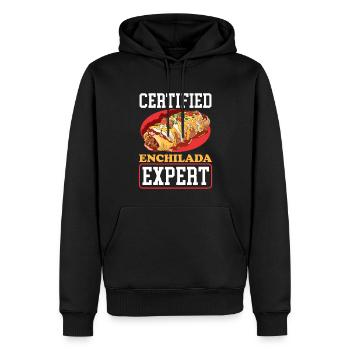 Enchilada Food Mexican Enchiladas Gift - Men’s Premium Organic Hoodie - black - Front - Nico (187cm)