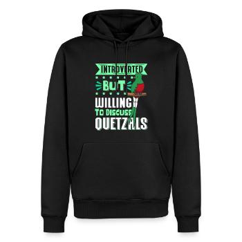 Quetzal Vögel Guatemala Vogel Geschenk - Männer Premium Bio Hoodie - Schwarz - Vorne - Nico (187cm)