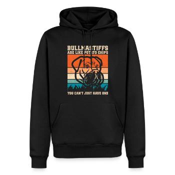 Les bullmastiffs sont comme un cadeau de propriétaires de chiens - Sweat à capuche Premium bio Homme - noir - Devant - Nico (187cm)