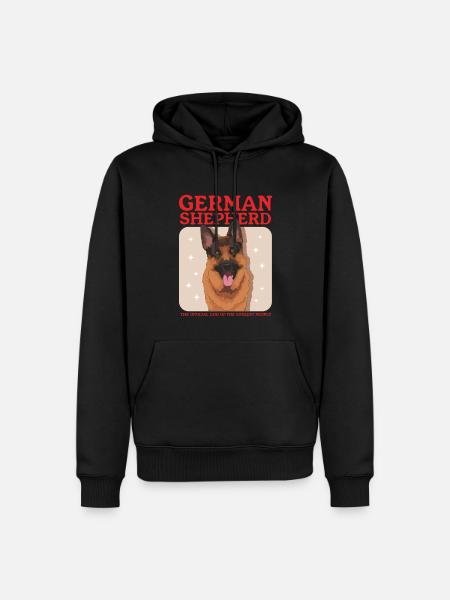 German Shepherds German Shepherd Gift - Men’s Premium Organic Hoodie - black