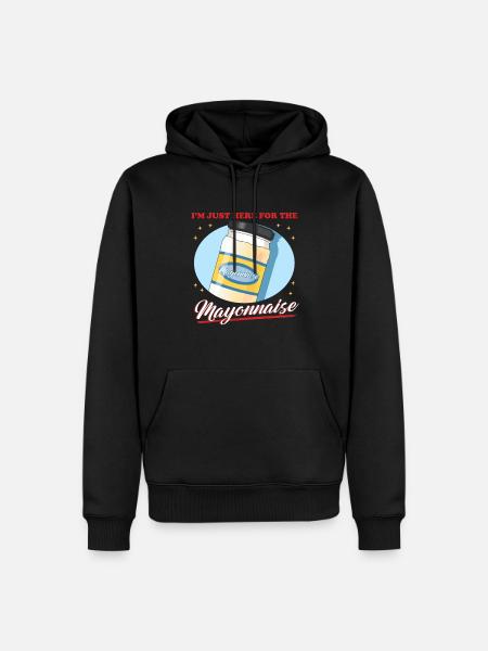 Mayonnaise Lover Mayo Gift - Men’s Premium Organic Hoodie - black