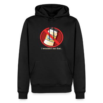 Mayonnaise I Wouldn't Eat Mayo Gift - Men’s Premium Organic Hoodie - black - Front - Nico (187cm)