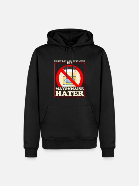 Mayonnaise Funny Mayo Gift - Men’s Premium Organic Hoodie - black