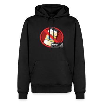 Mayonnaise Mayo Funny Gift - Men’s Premium Organic Hoodie - black - Front - Nico (187cm)