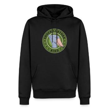 Shoebill oiseau Shoebill Abu Markub cadeau - Sweat à capuche Premium bio Homme - noir - Devant - Nico (187cm)