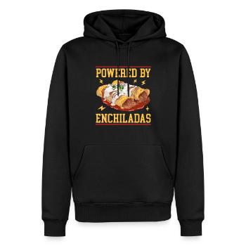 Enchilada Mexican Food Enchiladas Gift - Men’s Premium Organic Hoodie - black - Front - Nico (187cm)