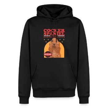 Les épagneuls cocker sont comme | Cadeau Cocker Spaniel - Sweat à capuche Premium bio Homme - noir - Devant - Nico (187cm)