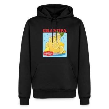 Limonade Zitronen Limonade Brause Geschenk - Männer Premium Bio Hoodie - Schwarz - Vorne - Nico (187cm)