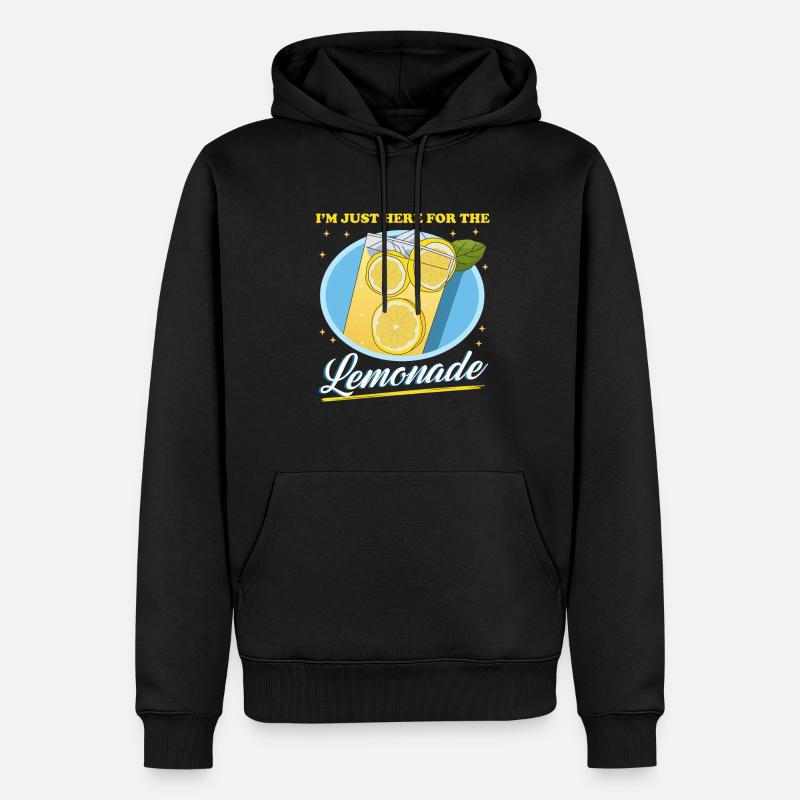 Limonade Zitronen-Limonade Brause Geschenk - Männer Premium Bio Hoodie - Schwarz