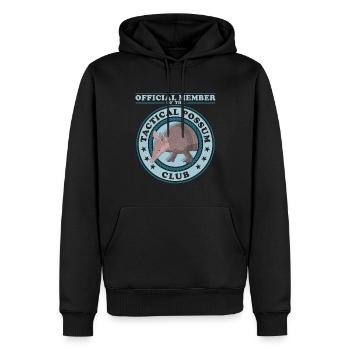 Tatous à neuf bandes de tatou cadeau - Sweat à capuche Premium bio Homme - noir - Devant - Nico (187cm)