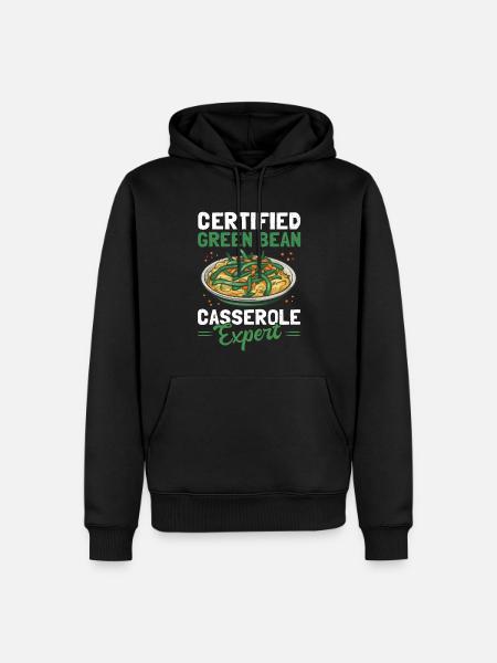 Green Bean Casserole Bean Casserole Gift - Men’s Premium Organic Hoodie - black