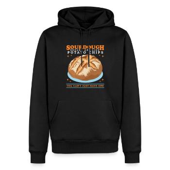 Sauerteigbrot Brote Sauerteig Geschenk - Männer Premium Bio Hoodie - Schwarz - Vorne - Nico (187cm)