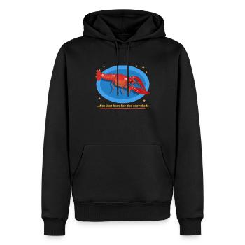 Flusskrebs Edelkrebs Meeresfrüchte Geschenk - Männer Premium Bio Hoodie - Schwarz - Vorne - Nico (187cm)
