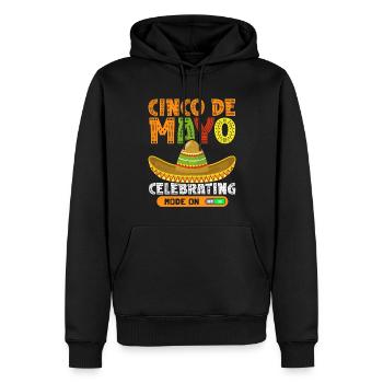 Cinco De Mayo Mexikanisches Fiesta Geschenk - Männer Premium Bio Hoodie - Schwarz - Vorne - Nico (187cm)