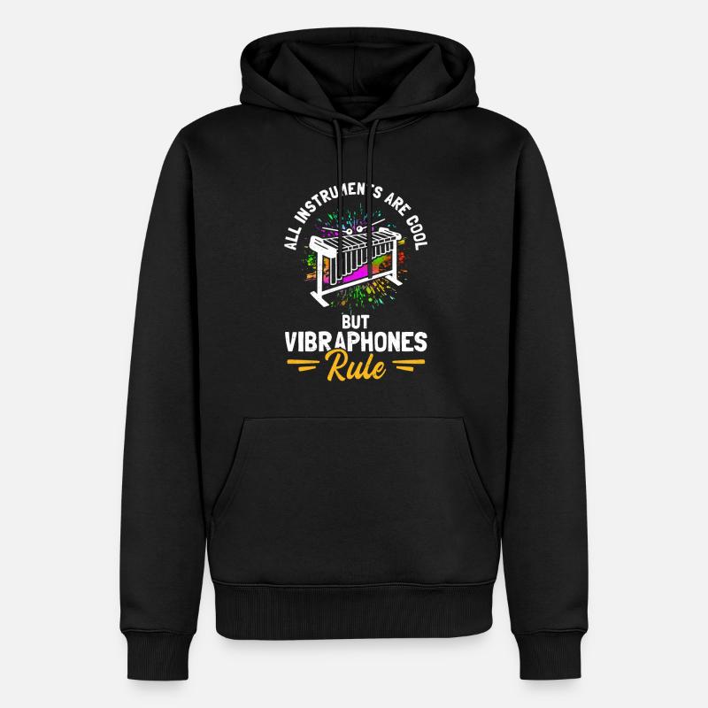 Vibraphone Vibraphone Vibraphonist Gift - Men’s Premium Organic Hoodie - black