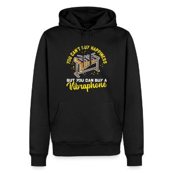 Vibraphone Vibraphone Musicien Cadeau Vibraphoniste - Sweat à capuche Premium bio Homme - noir - Devant - Nico (187cm)