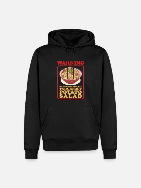 Potato Salad Härdöpfelsalat Gift - Men’s Premium Organic Hoodie - black
