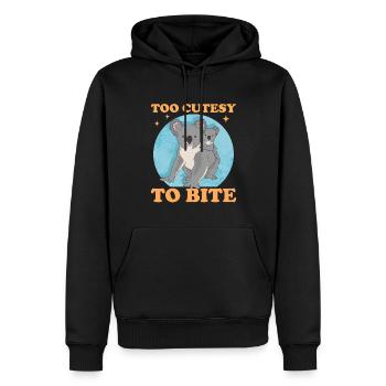 Koala Koalas Koalabär Koalabären Geschenk - Männer Premium Bio Hoodie - Schwarz - Vorne - Nico (187cm)