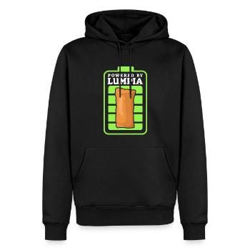 Lumpia Spring Rolls Loempia Gift - Men’s Premium Organic Hoodie - black - Front - Nico (187cm)