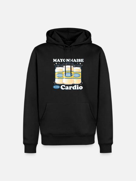Mayonnaise Mayo Lover Gift - Men’s Premium Organic Hoodie - black