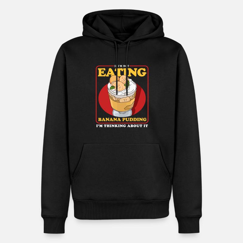 Bananenpudding Bananen Pudding Geschenk - Männer Premium Bio Hoodie - Schwarz