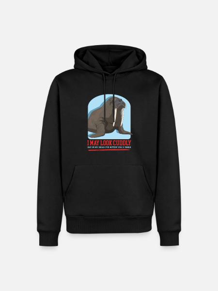 Walrus Walrus Gift - Men’s Premium Organic Hoodie - black