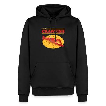 Flusskrebs Edelkrebs Meeresfrüchte Geschenk - Männer Premium Bio Hoodie - Schwarz - Vorne - Nico (187cm)