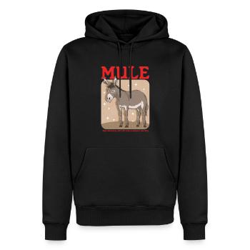 Maultier Mulis Maulesel Muli Maultiere Geschenk - Männer Premium Bio Hoodie - Schwarz - Vorne - Nico (187cm)