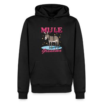 Maultier Oma Maulesel Muli Maultiere Geschenk - Männer Premium Bio Hoodie - Schwarz - Vorne - Nico (187cm)