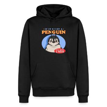 Pinguin Baby Pinguine Geschenk - Männer Premium Bio Hoodie - Schwarz - Vorne - Nico (187cm)