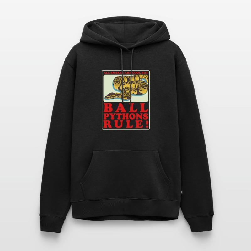 Roi Python Python Serpent Cadeau Sweat à capuche Premium bio Homme