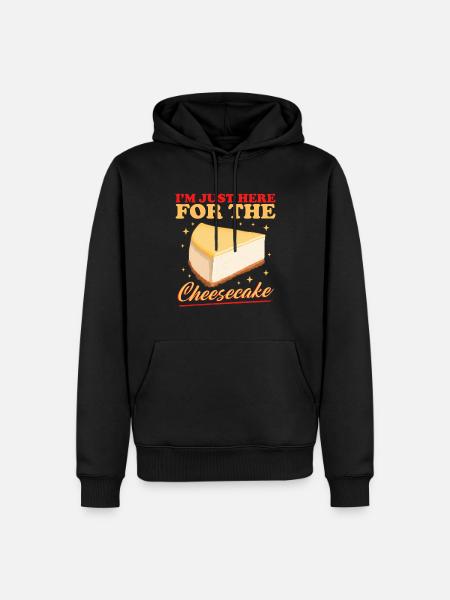 Cheesecake Cheesecake Gift - Men’s Premium Organic Hoodie - black