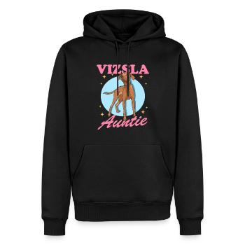 Magyar Vizsla Aunt Dog Lover Gift - Men’s Premium Organic Hoodie - black - Front - Nico (187cm)