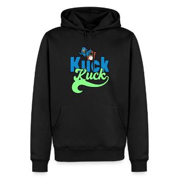 Kuck Kuck für einen Schwarzwälder und Urlauber - Männer Premium Bio Hoodie - Schwarz - Vorne - Nico (187cm)