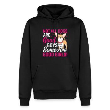 Chihuahua Einige Sind Gute Mädchen Lustige - Männer Premium Bio Hoodie - Schwarz - Vorne - Nico (187cm)