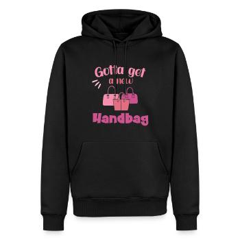 Gotta get a new Handbag - Männer Premium Bio Hoodie - Schwarz - Vorne - Nico (187cm)