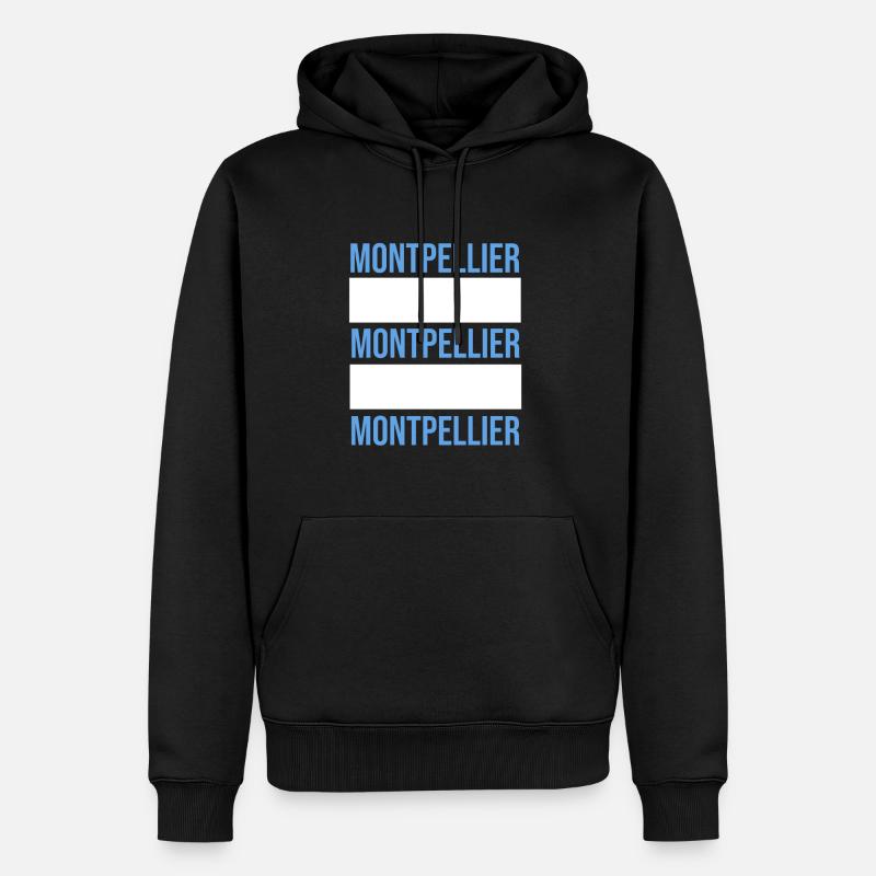 Style vestimentaire Montpellier - Sweat à capuche Premium bio Homme - noir