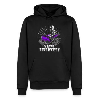 Motorcycle Lifestyle / Motorrad / Motorräder biker - Männer Premium Bio Hoodie - Schwarz - Vorne - Nico (187cm)