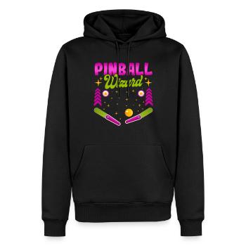 Flipper-Assistent - Flipper - Männer Premium Bio Hoodie - Schwarz - Vorne - Nico (187cm)
