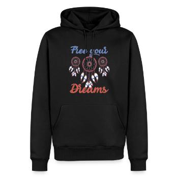 Träumen Traumfänger Traum Dream - Männer Premium Bio Hoodie - Schwarz - Vorne - Nico (187cm)
