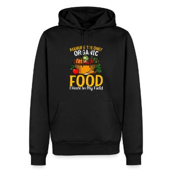 Farmer Tractor Farming Quote für Landwirte - Männer Premium Bio Hoodie - Schwarz - Vorne - Nico (187cm)
