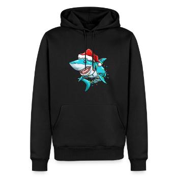 Hai Weihnachten Geschmückt Nikolaus - Männer Premium Bio Hoodie - Schwarz - Vorne - Nico (187cm)