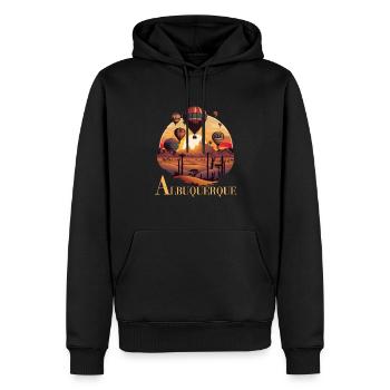 Albuquerque Ballon New Mexico Heißluftballon - Männer Premium Bio Hoodie - Schwarz - Vorne - Nico (187cm)