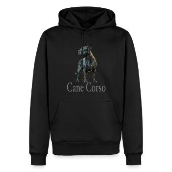 Cane Corso für einen Cane Corso Besitzer - Männer Premium Bio Hoodie - Schwarz - Vorne - Nico (187cm)