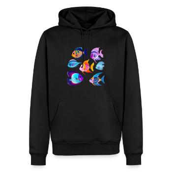 Exotische Zierfische Aquaristik Aquarium - Männer Premium Bio Hoodie - Schwarz - Vorne - Nico (187cm)